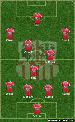 Athletic Club Ajaccien Football Formation 2012