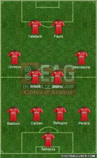 En Avant de Guingamp Formation 2012