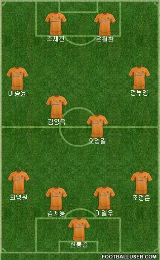 Wolverhampton Wanderers Formation 2012