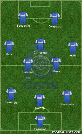 K Racing Club Genk Formation 2012