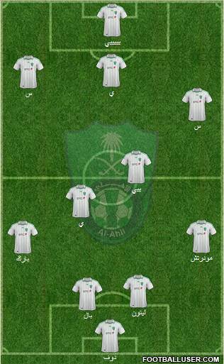 Al-Ahli (KSA) Formation 2012