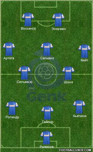 K Racing Club Genk Formation 2012