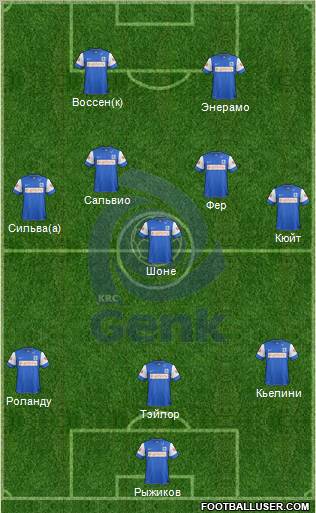 K Racing Club Genk Formation 2012