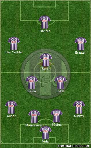 Toulouse Football Club Formation 2012