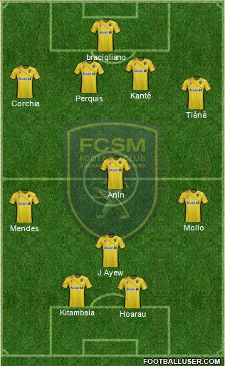 FC Sochaux-Montbéliard Formation 2012