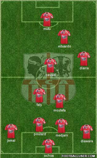 Athletic Club Ajaccien Football Formation 2012