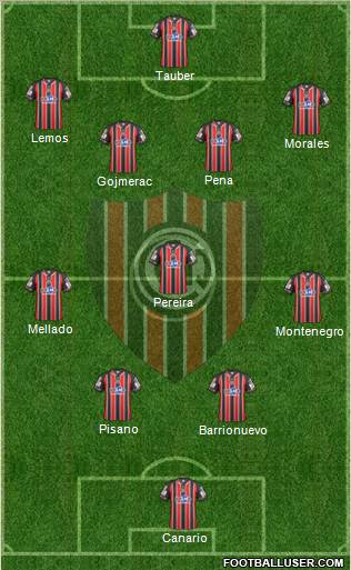 Chacarita Juniors Formation 2012