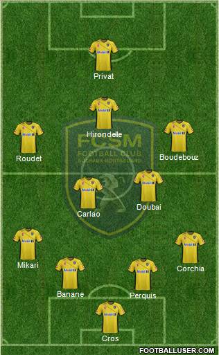 FC Sochaux-Montbéliard Formation 2012