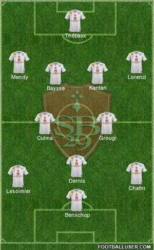 Stade Brestois 29 Formation 2012