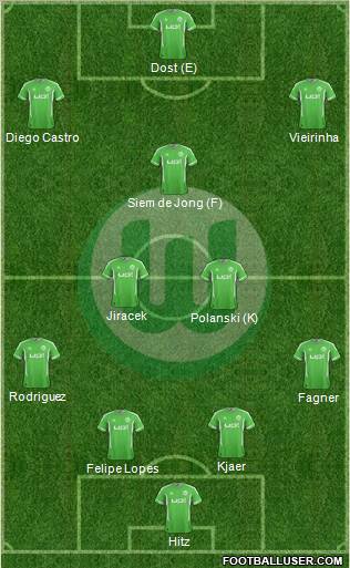 VfL Wolfsburg Formation 2012