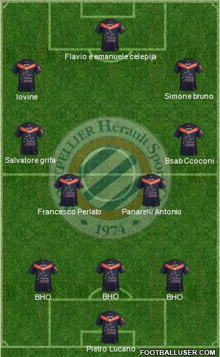 Montpellier Hérault Sport Club Formation 2012