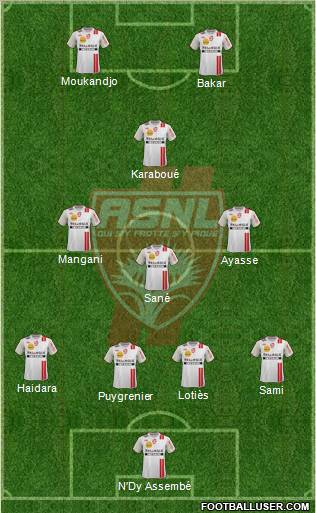 A.S. Nancy Lorraine Formation 2012