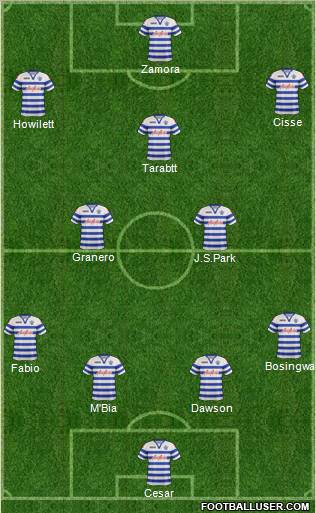 Queens Park Rangers Formation 2012