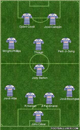 Queens Park Rangers Formation 2012