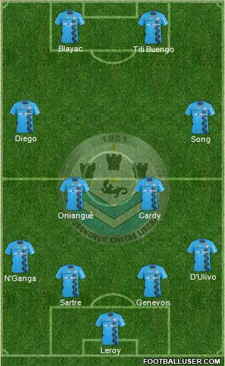 Tours Football Club Formation 2012