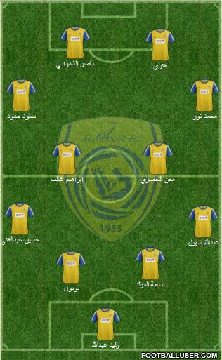 Al-Nassr (KSA) Formation 2012