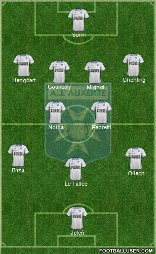 A.J. Auxerre Formation 2012