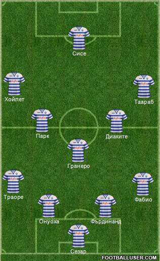 Queens Park Rangers Formation 2012