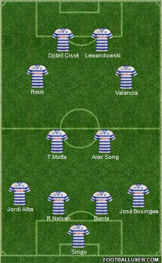 Queens Park Rangers Formation 2012