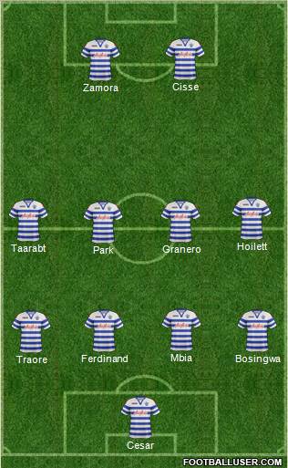 Queens Park Rangers Formation 2012