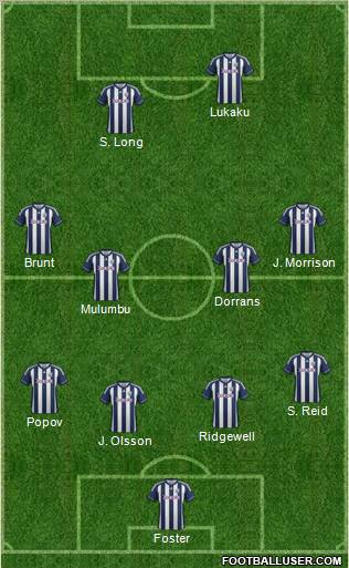 West Bromwich Albion Formation 2012