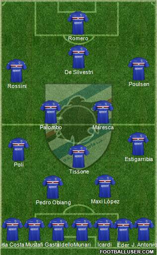 Sampdoria Formation 2012