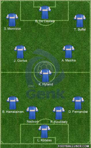 K Racing Club Genk Formation 2012