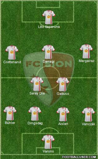 FC Sion Formation 2012