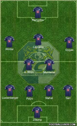 FC Luzern Formation 2012