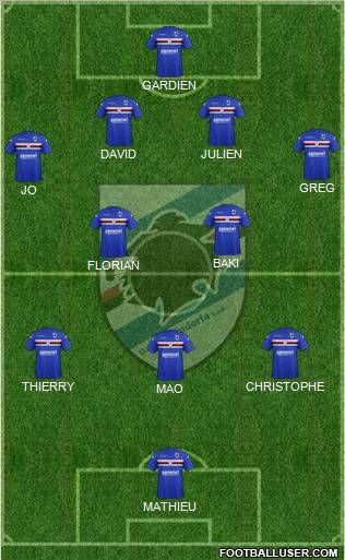 Sampdoria Formation 2012