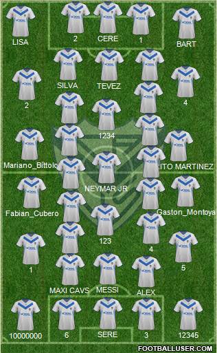 Vélez Sarsfield Formation 2012