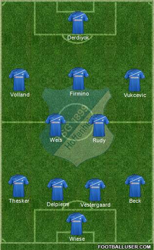 TSG 1899 Hoffenheim Formation 2012