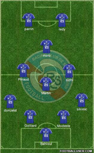 Racing Club de Strasbourg-Football Formation 2012