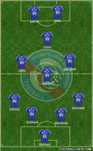 Racing Club de Strasbourg-Football Formation 2012