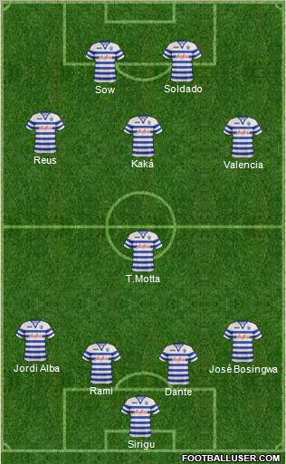 Queens Park Rangers Formation 2012