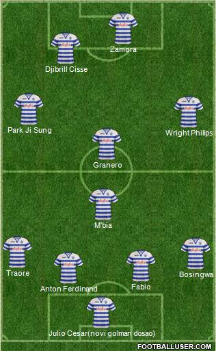 Queens Park Rangers Formation 2012