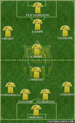 FC Nantes Formation 2012