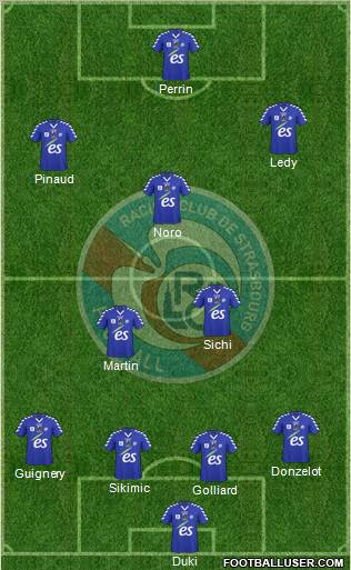 Racing Club de Strasbourg-Football Formation 2012