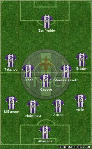 Toulouse Football Club Formation 2012