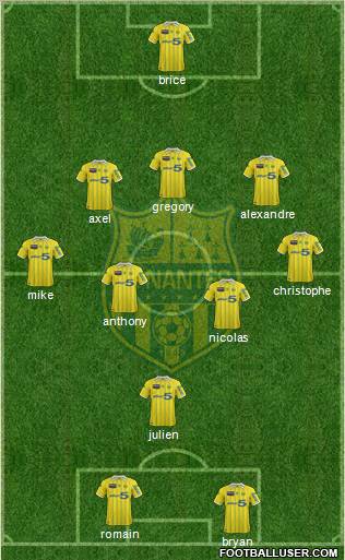 FC Nantes Formation 2012