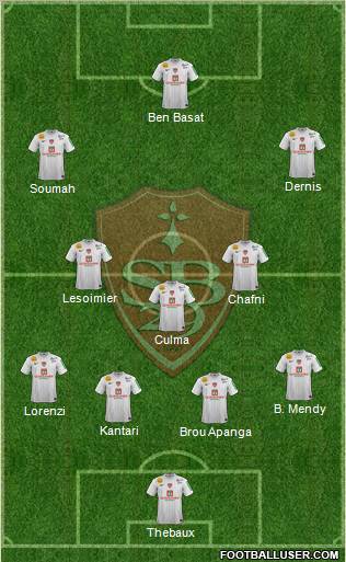 Stade Brestois 29 Formation 2012