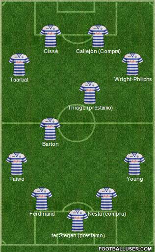 Queens Park Rangers Formation 2012