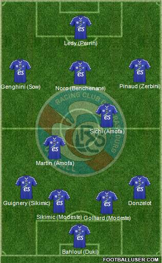 Racing Club de Strasbourg-Football Formation 2012