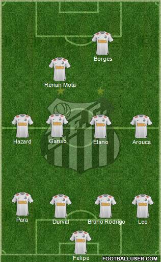 Santos FC Formation 2012