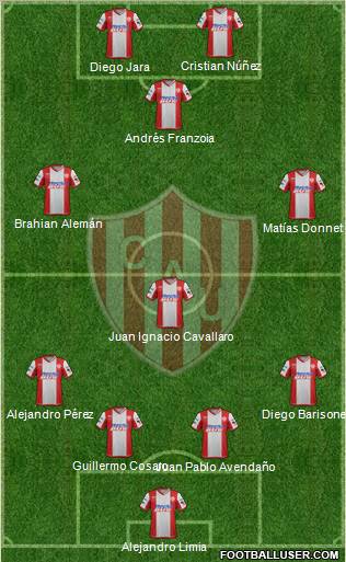 Unión de Santa Fe Formation 2012