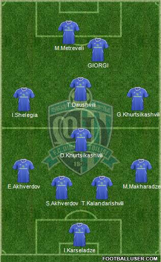 Dinamo Tbilisi Formation 2012