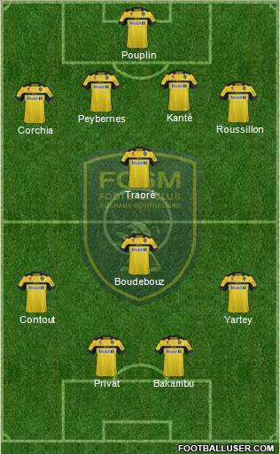 FC Sochaux-Montbéliard Formation 2012