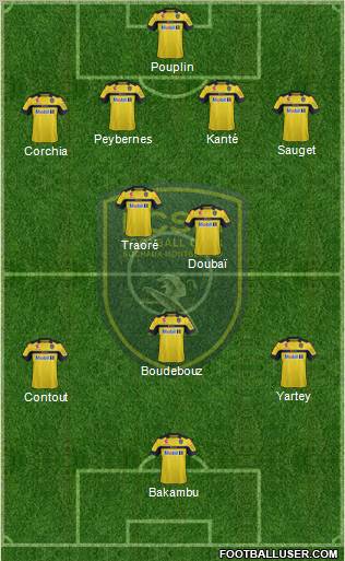 FC Sochaux-Montbéliard Formation 2012