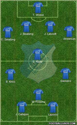 TSG 1899 Hoffenheim Formation 2012