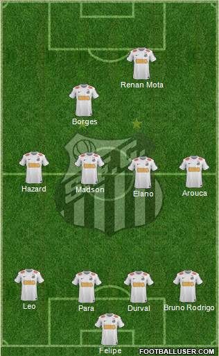 Santos FC Formation 2012